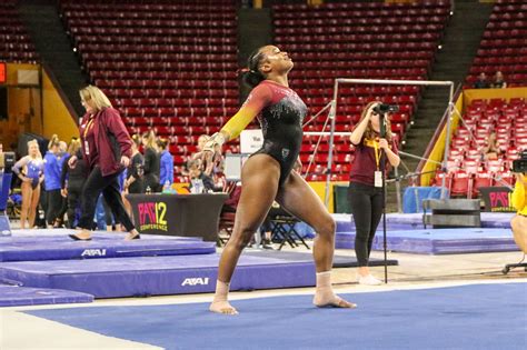 Asu Gymnastics Gallery Sun Devils Honor Seniors With Win Over Pitt