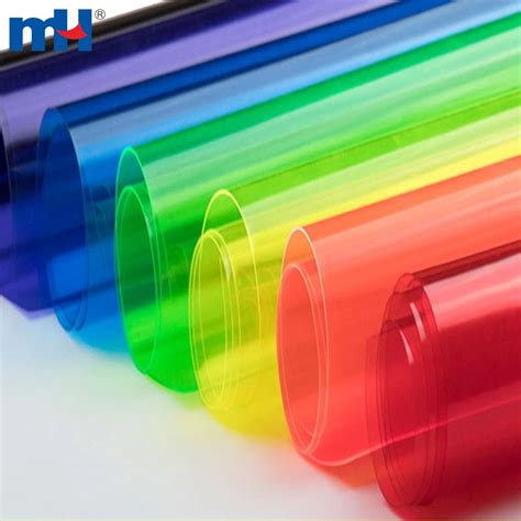 Transparent Colored PVC Film Sheet Vinyl Fabric