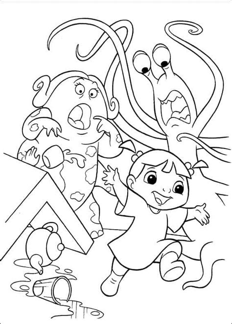 Coloriage Disney Monstres Et Cie T L Charger Et Imprimer Gratuit Sur