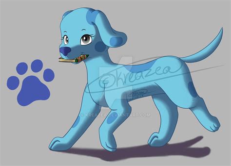 Blue - Blue's Clues Reboot Tribute -My Style by kreazea on DeviantArt