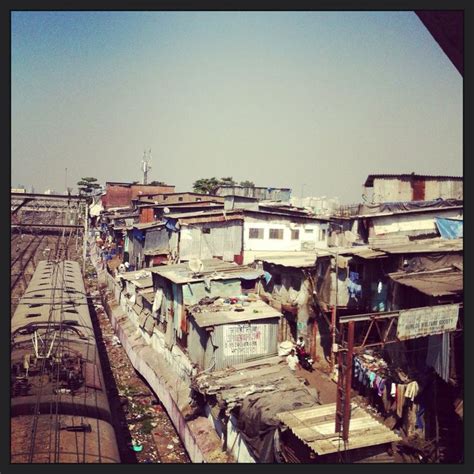 Scenes of Dharavi Slums in Mumbai