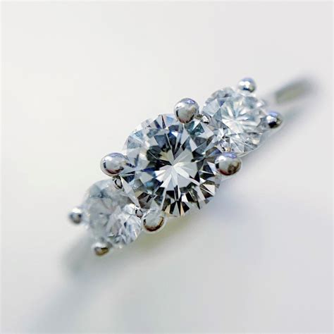 Simon Pure 18ct White Gold Purity Three Stone Engagement Ring | Simon Pure