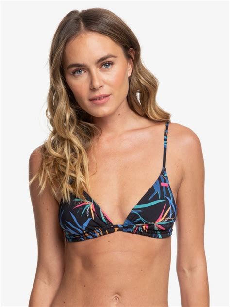 Lahaina Bay Tiki Tri Bikini Top Roxy