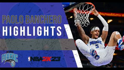 Insane Paolo Banchero Highlight Reel In Episode Youtube