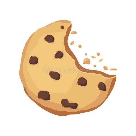 Cookie Bite Clipart Illustration