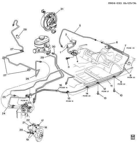 Malibu Brake Hoses And Pipes Chevrolet Epc Online