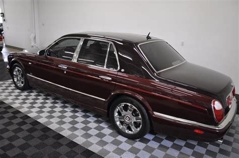 2006 Bentley Arnage R Blk Velvet Over Burgundy 2 Tone Autumn Leather