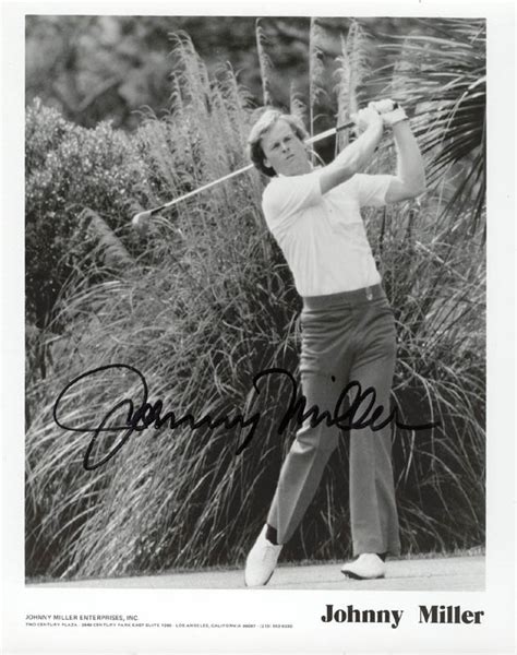 Johnny Miller - Autographed Signed Photograph | HistoryForSale Item 30729