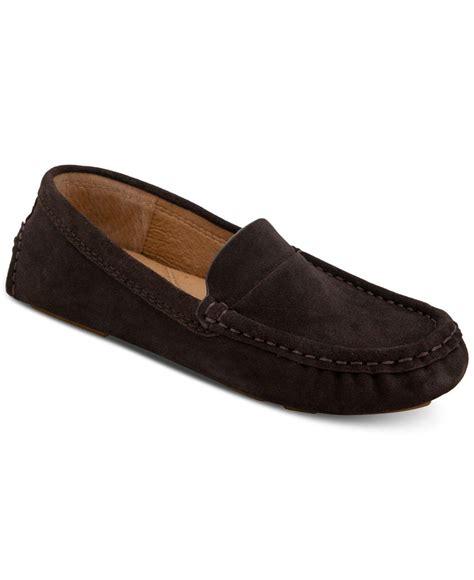 Gentle Souls Mina Driving Loafer Flats In Brown Lyst