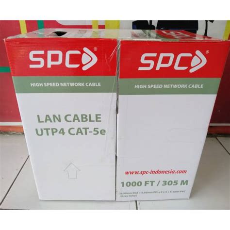 Jual Kabel LAN UTP Cat5e SPC 1000 Feet 305Meter Shopee Indonesia