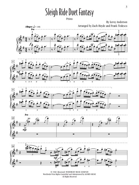 Sleigh Ride Sheet Music