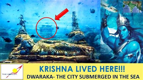 Dwaraka The City Submerged In The Sea Lord Krishna S Capital Youtube