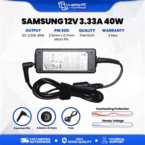 Samsung Laptop Charger V A For Chromebook Xe C Shopee