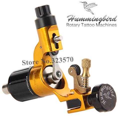 Original Hummingbird Gold Gen Rotary Tattoo Machine Swiss Motor Liner