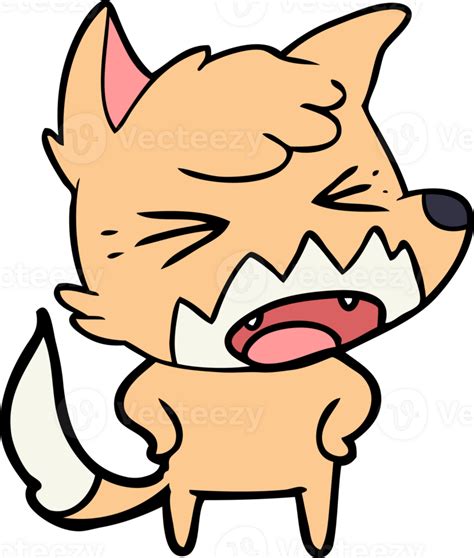 Angry Cartoon Fox Drawing 46878595 Png