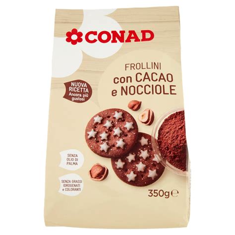 Frollini Con Cacao E Nocciole G Conad Online Conad