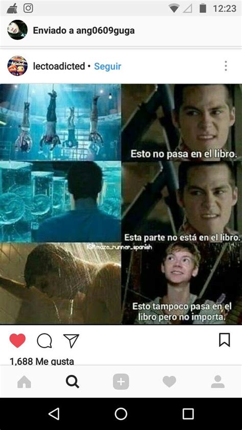 Pin De Isabella Foliaco En Fun Libros De Maze Runner Memes De Libros