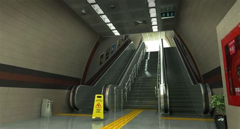 Escalera Mecánica Modelo 3D 69 max unknown 3ds fbx obj Free3D