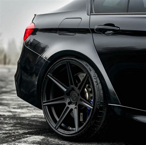 Bmw M3 F80 Black Ferrada F8 Fr7 Wheel Front