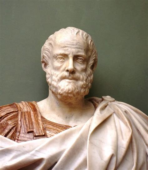 Roman copy (c. 150 AD) of the Head of Aristotle from a bronze per ...