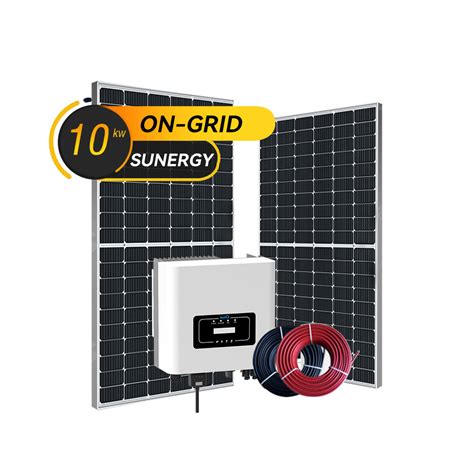 Off Grid Photovoltaic Kit 10kw Home Electric Solar Pv Kit 10000w