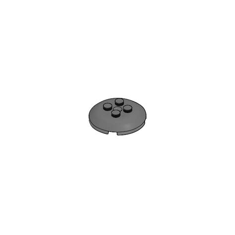 Lego Dark Stone Gray Brick X Round With X Studs Brick