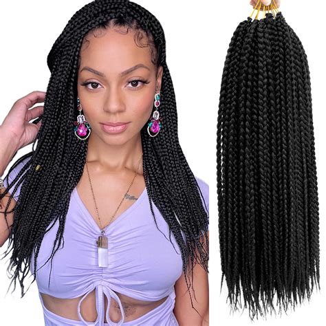 Side cornrows with box braids styles are dominating social media 16