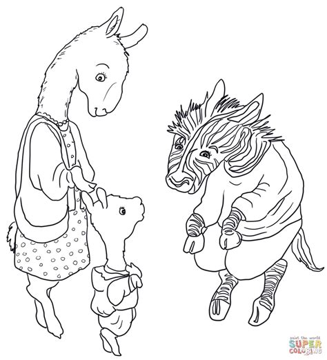 Llama Llama Red Pajama Coloring Coloring Pages