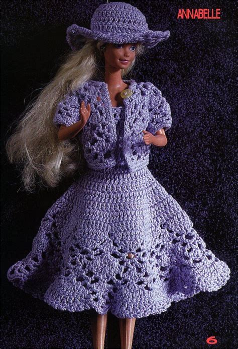 Robe Au Crochet Pour Barbie Travaux Manuels3 Overblog Robe