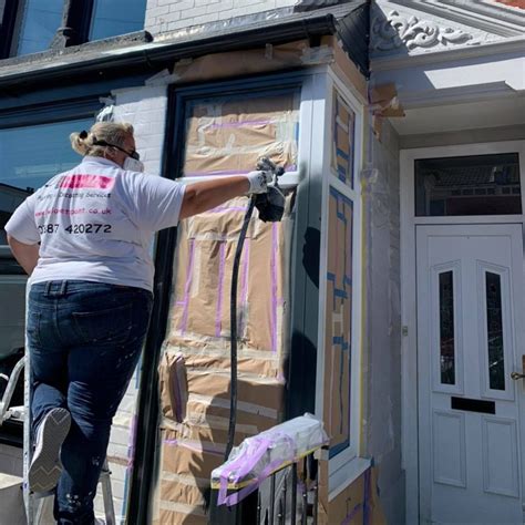 Upvc Window Spraying We Love To Paint