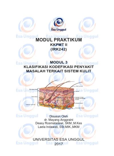 MODUL PRAKTIKUM KKPMT II IRK242 MODUL 3 KLASIFIKASI KODEFIKASI