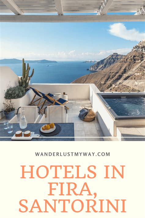 9 Beautiful Hotels In Fira Santorini Wanderlust My Way