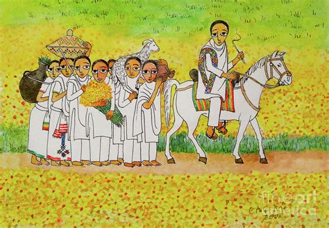 Ethiopian New Year Painting By Yoseph Abate Pixels