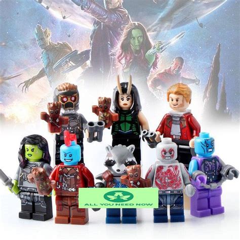 Guardians Of The Galaxy Star Lord Rocket Raccoon Drax Destroyer Gamora