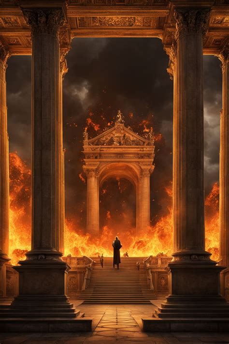 Nero infamously orchestrated The Great Fire of Rome by Sultan Kaltim ...