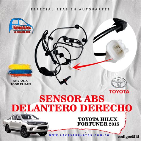 Sensor Abs Delantero Derecho Toyota