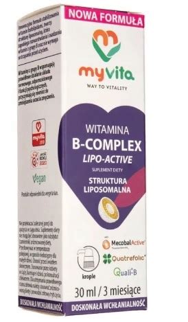 MyVita Witamina B Complex Krople 30 Ml 14904639237 Allegro Pl