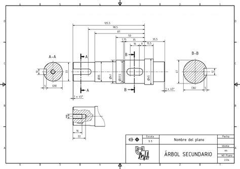 Dibujo T Cnico Rbol Secundario