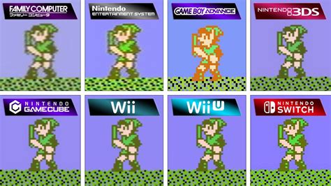 Zelda II The Adventure Of Link 1987 Famicom Vs NES Vs GBA Vs 3DS Vs