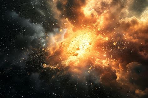 Premium Photo Explosive Fates Of Massive Stars Releasing Energy