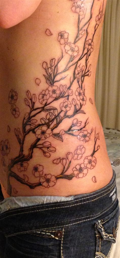 Hrs In My Cherry Blossom Tattoo Cherry Blossom Tattoo Side Cherry