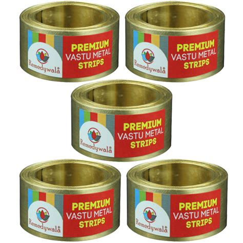 Remedywala Energized Vastu Brass Strip Pack Of Remedywala