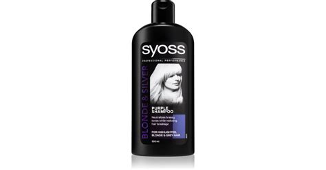Syoss Blonde Silver Brassy Tones Neutralizing Shampoo Notino Co Uk