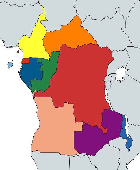 Central Africa Geography Terms Definitions For Biology Flashcards