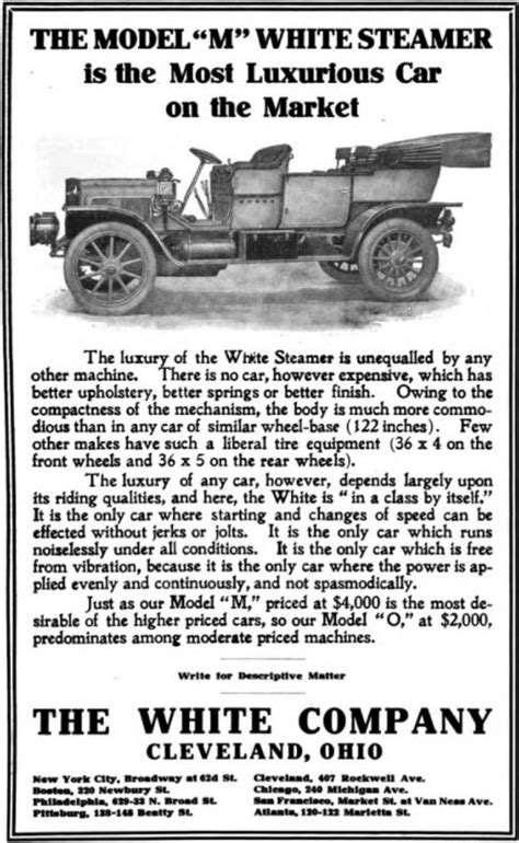 1909 White Model M Steamer