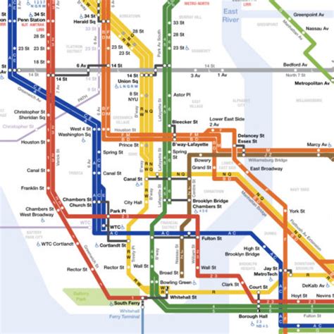 Graphic design and modern subway map hacks - Ideabook.com