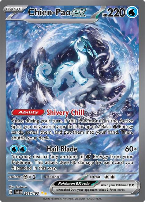 Chi Yu Ex 259 193 SV02 Paldea Evolved Pokemon