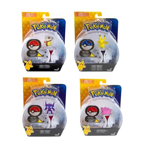 Ripley POKEMON TOMY POKEBOLA SET DE 4 FIGURAS