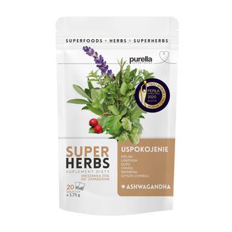 Purella Superherbs Uspokojenie mieszanka ziół 1 75 g x 20 saszetek