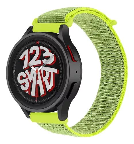 Pulseira Nylon Pel Cula Vidro Para Galaxy Watch Mm Mm Cor Verde